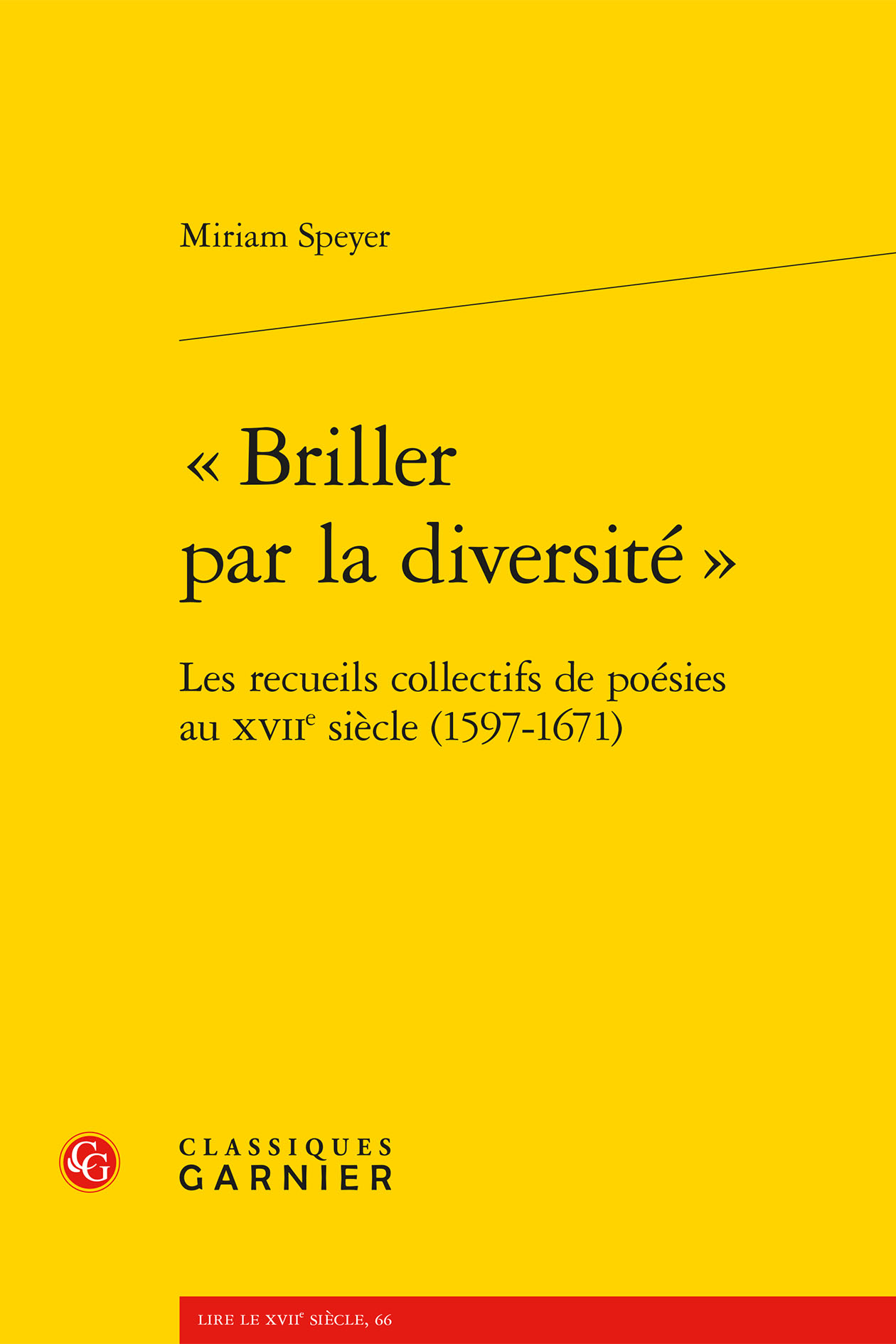Page Couverture Briller par la diversité (Garnier, 2021)
